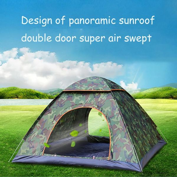 

anti-uv folding automatic -up open ultralight sun shelters camping tent backpacking tents portable waterproof hiking and