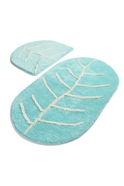 

leaf mint 2li set bath mat 8694545034585 mats