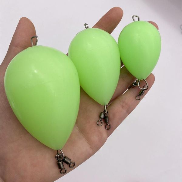 

fishing accessories 5pcs* luminous bobber float night egg upward help thrower long-distance casting bait