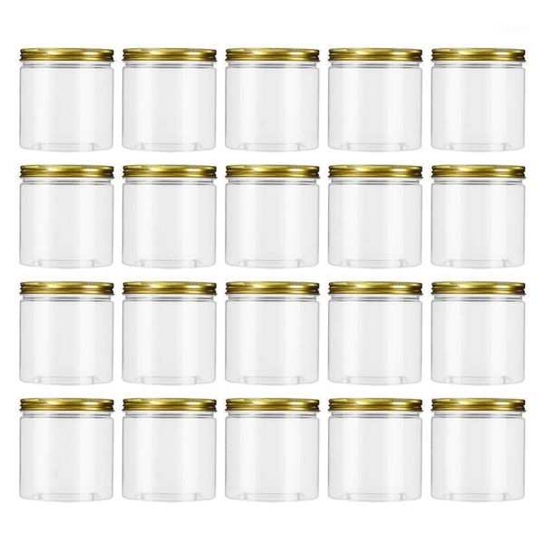 

storage bottles & jars 20pcs plastic wide mouth portable tea kitchen accessories gadgets and