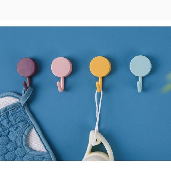 

hooks & rails 10 pcs transparent strong self adhesive door wall hangers suction heavy load rack cup sucker for kitchen bathroom
