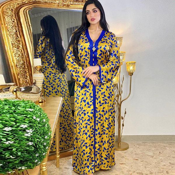 

eid mubarak abaya dubai turkey arabic muslim dress islam clothing dresses abayas for women jalabiya robe longue femme kaftan, Red