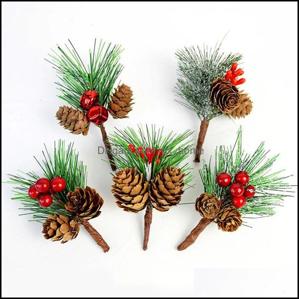 Decorazioni natalizie Forniture per feste festive Giardino domestico Ornamenti per pigne di Halloween Pendenti per alberi 5 pezzi. J0907 Consegna goccia 2021 Xyg