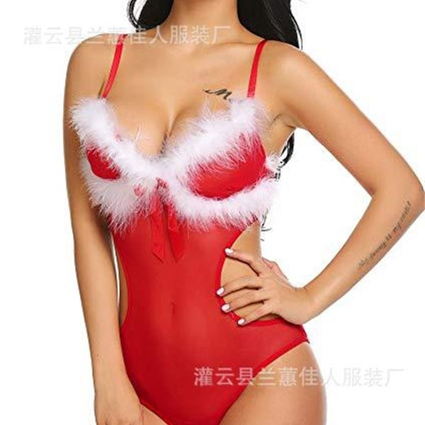 

set underwear rabbit girl bikini cute ol uniform temptation christmas dress, Black;white