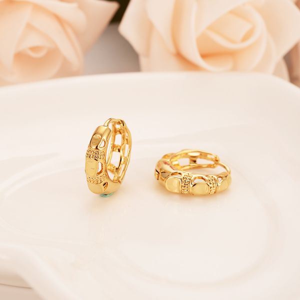 

design hoop & huggie earrings 18 k fine solid g/f gold classicality twisted earings women girls romantic punk party jewelry gift, Golden;silver