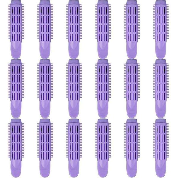 

18 pieces voluminizing natural fluffy roller self grip root volume hair curler clip