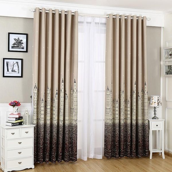 

castle star silver shading cloth curtain voile blackout drapes for living room kitchen modern window treatments curtains &