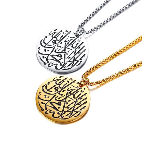 

pendant necklaces necklace men religion pearl chain women stainless steel gold hip hop jewelry accessories, Silver
