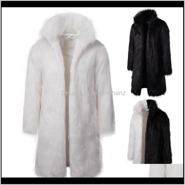 

wool blends outerwear & coats clothing apparel drop delivery 2021 warm windbreaker faux leather jacket design sense of color matching mens f, Black