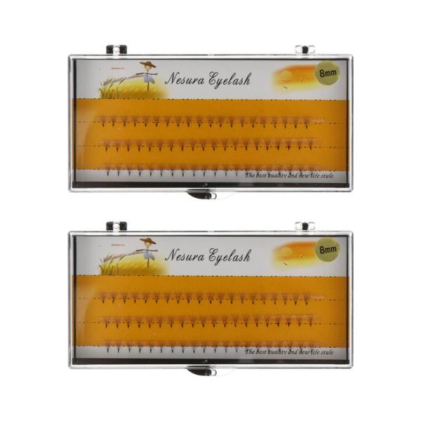 

false eyelashes 1 set/2pcs decorative fake lashes natural look