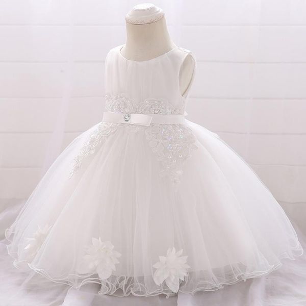 

toddler baby girl dress 1st birthday party wedding for baptism princess evening dresses kid clothes vestidos infantil girl's, Red;yellow
