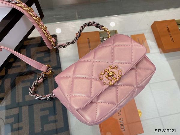 

designer bags women handbag crossbody messenger shoulder chain bag good quality leather purses ladies high capacity v-shape rhombic grid 02