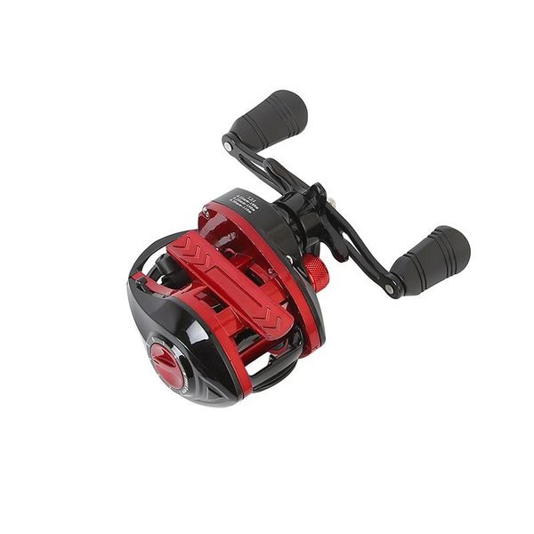 

reels for fishing spools, metal with unloading force, explosion-proof reels, black descending beginners 2pcs baitcasting