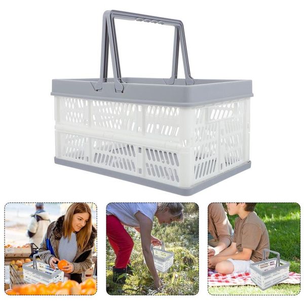 

storage baskets plastic folding basket fruit vegetable for home