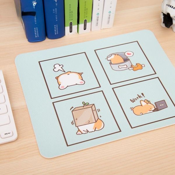 

mouse pads & wrist rests creative leather pad non-slip office desk student cute