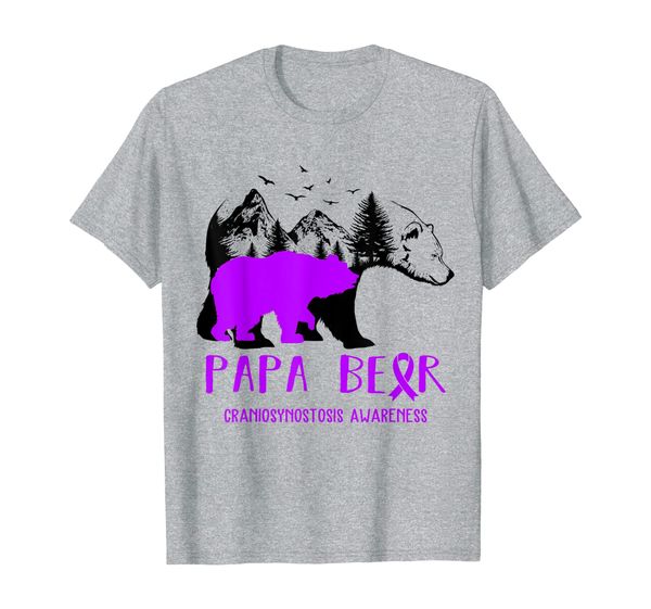 

Papa Bear Craniosynostosis Awareness Shirt For Women Men, Mainly pictures