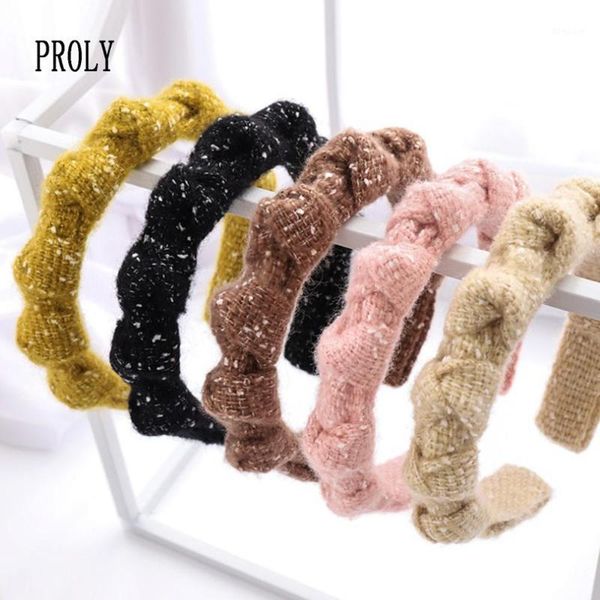 

fashion women hairband cross knot multi-layer knitted headband girls warm casual headwear winter hair accessories1