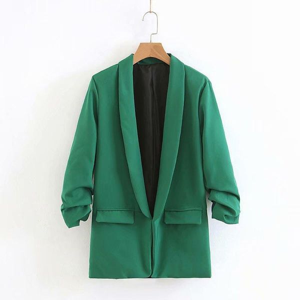

women's suits & blazers work fashion pant 2 piece set for women solid color shawl collar blazer jacket trouser office lady suit feminin, White;black