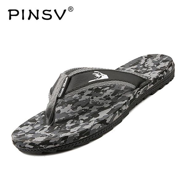 

slippers camouflage summer men flip flops breathable male beach sandals shoes for quality casual pinsv, Black