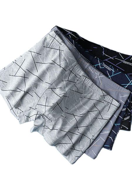 

underpants men's boxers summer cotton underwear men trend of the thin strong personality boy type sports shorts, Black;white