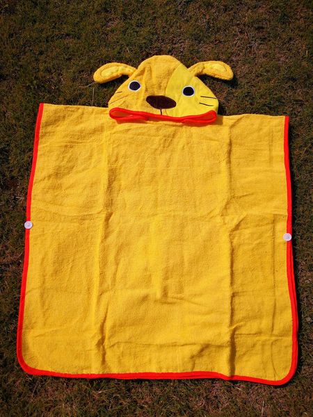 

bathrobe printed cotton bath towel for children
