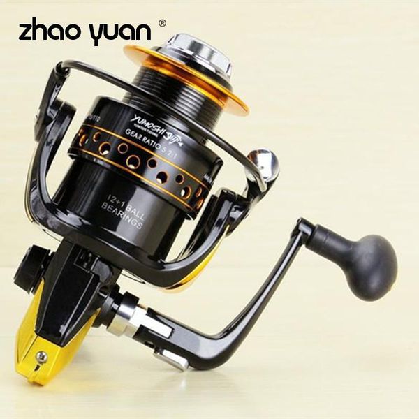 

fishing reels spinning 12+1 bearing 5.5:1 2000 3000 4000 5000 6000 7000 8000 9000 series metal spool reel fish baitcasting