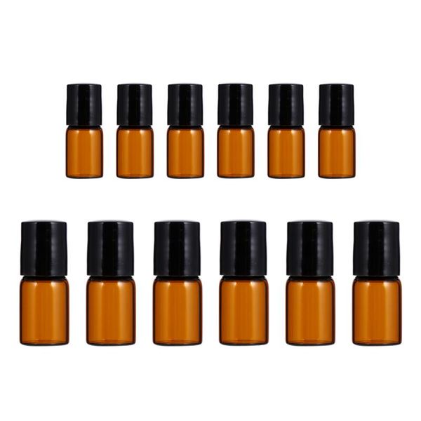 

storage bottles & jars 12pcs practical roller glass refillable bottle roll-on