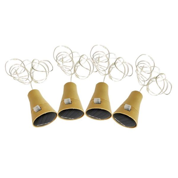 

10/20 led solar wine bottles kurk shaped string lights night fairy christmas fairy light outdoor garland snaren 40ja