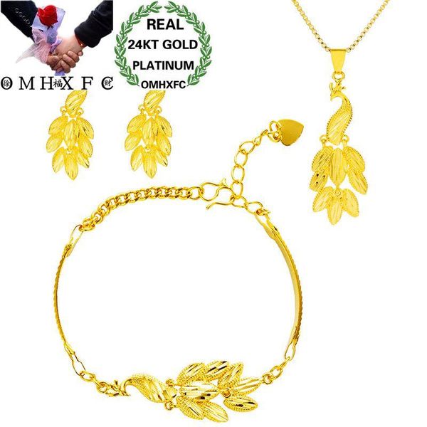 

wholesale european fashion woman girl birthday wedding gift peacock 24kt gold necklace+bracelet+earrings jewelry set ss26 bracelet, earrings, Black