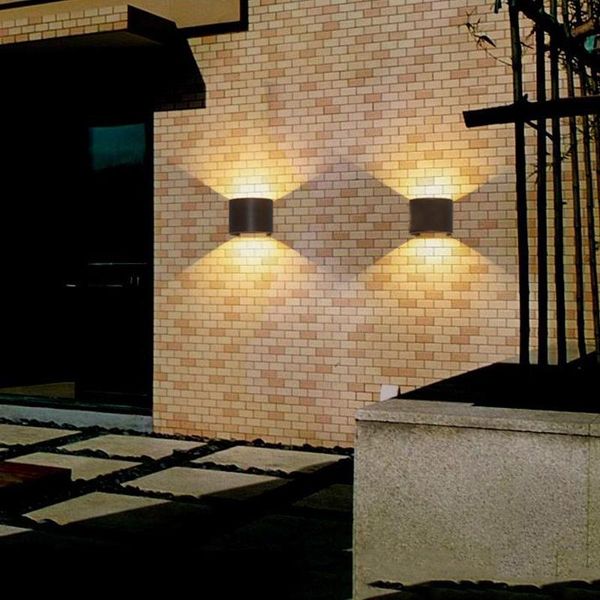 

outdoor wall lamps ip65 waterproof indoor led lamp modern aluminum adjustable surface mounted cube garden porch light