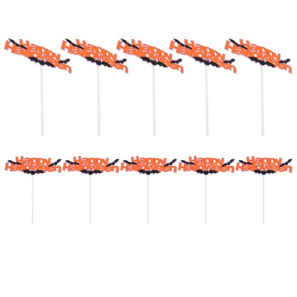

other festive & party supplies 10pcs themed cupcake ers bat cake picks insert cards decoration
