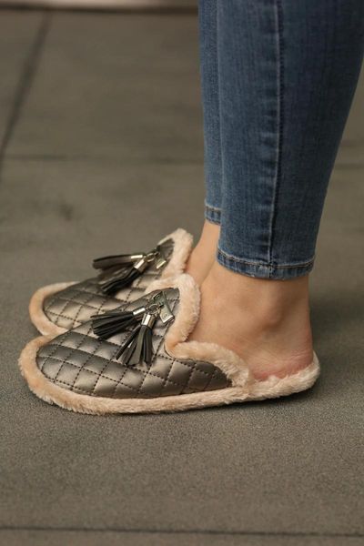

women's platinum winter slipper slippers, Black