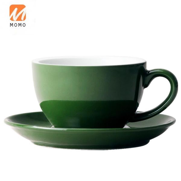 

coffee cup thickened japanese shop handmade set candy color latte art storage bottles & jars