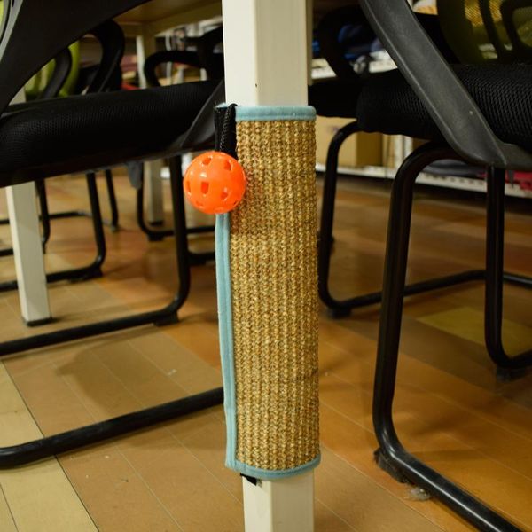 

cat scratch board toy sisal scratching post pad for cats protecting furniture scratcher mat with ball toys