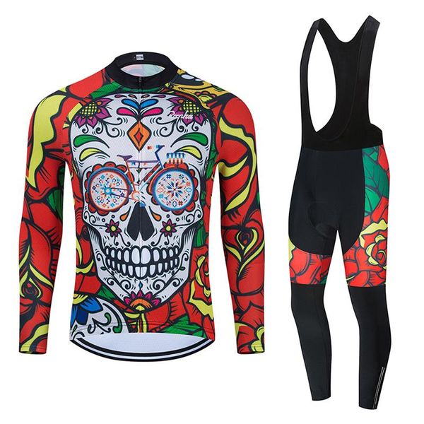 

racing sets 2021 team cycling jersey set bicycle clothing breathable men short sleeve shirt bike bib shorts 20d gel pad, Black;blue