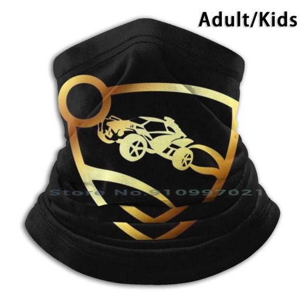 

scarves rocket league golden gold scarf mask neck warmer face wraps foulard bandana mascarillas football cars, Blue;gray