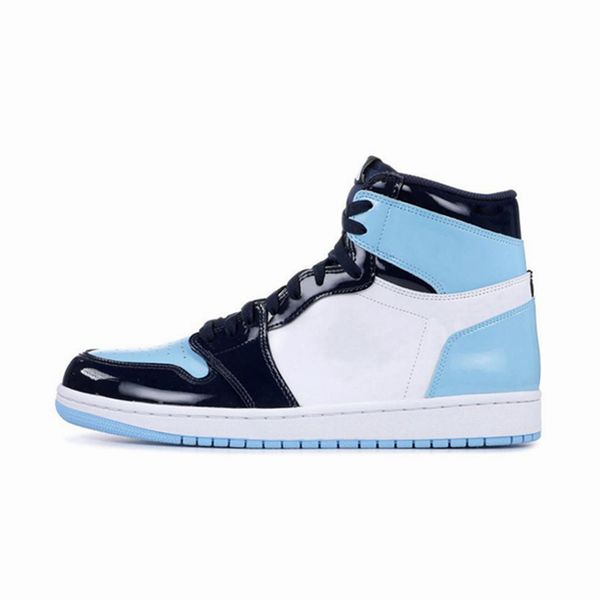 

new 1s mens basketball shoes jumpman 1 high og mid light smoke grey black mushroom royal toe unc patent women sports sneakersqwuu