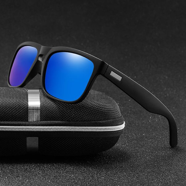 

brand design polarised sunglasses classic coating male space sunglasses men drive sunglasses uv400 shades gafas de sol, Silver