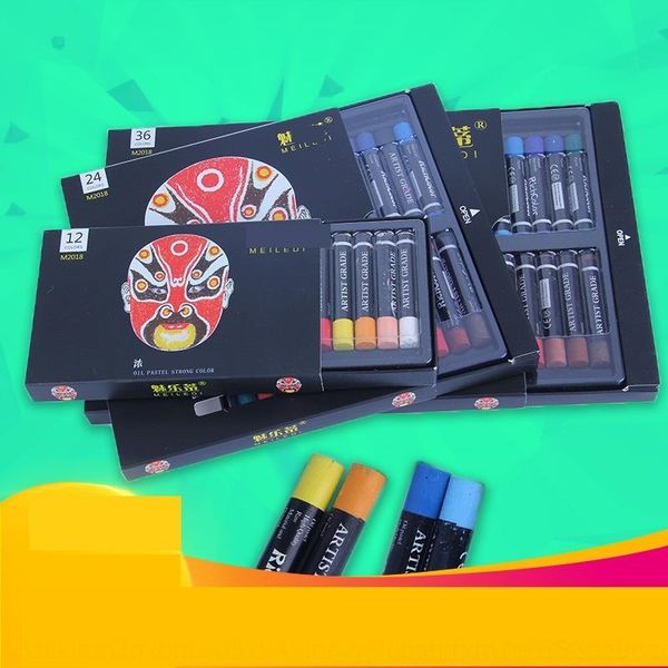 

cqb heavy color melody 12 24 36 color set painting pens crayon student painting supplies diy stick oil pastels oil pastelsdiy graffiti stic, Black;red