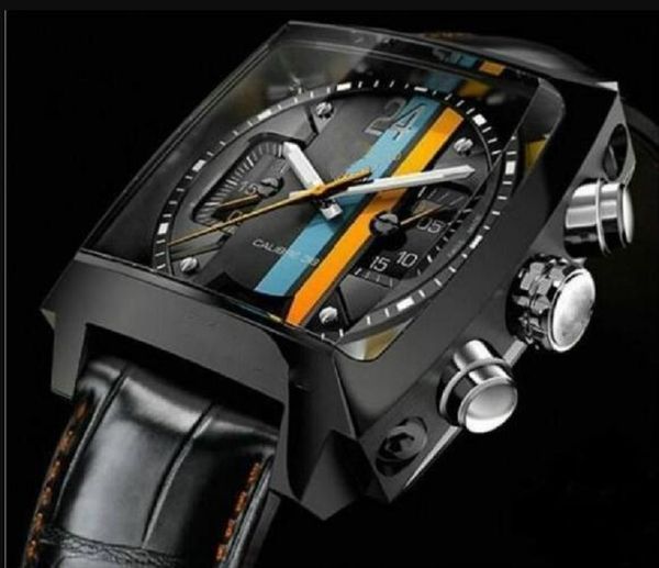 

2813 men's heuer mechanical stainless steel automatic movement watch sports mens self-wind watches tag wristwatch, Slivery;brown