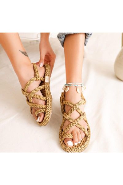

sandals women gold mesh, Black