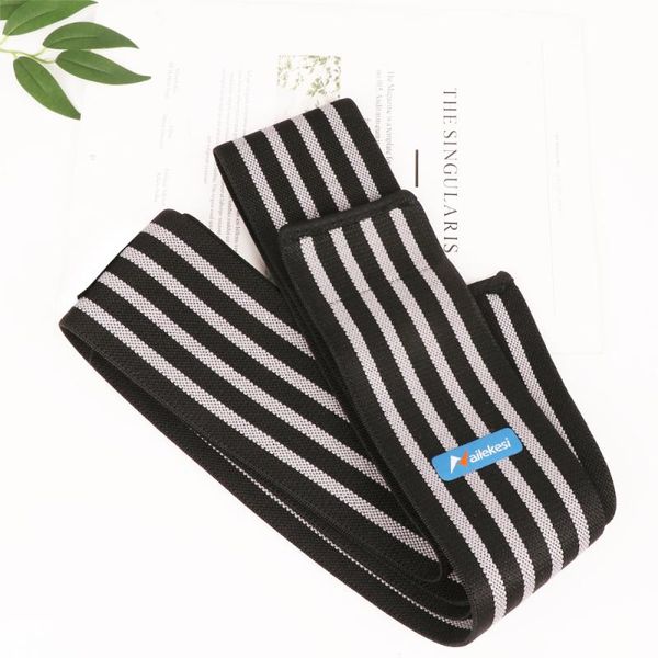 

pair 2m flexible knee support strap hook and loop sleeve brace for running basketball exercises (red) elbow & pads, Black;gray