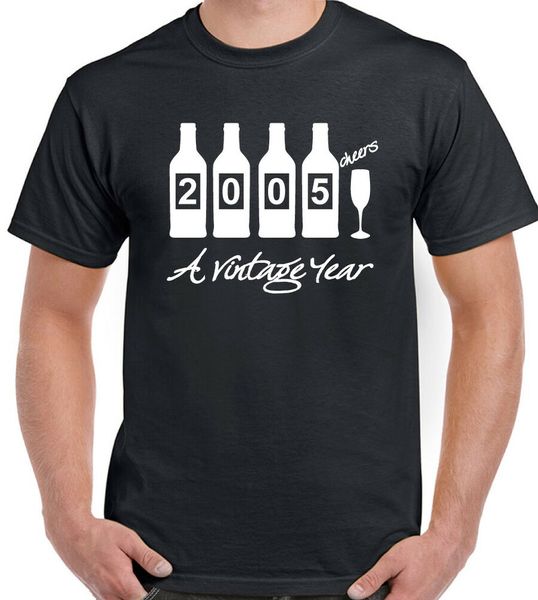 

bottles 2005 mens funny 16th birthday 16 years old gift, White;black
