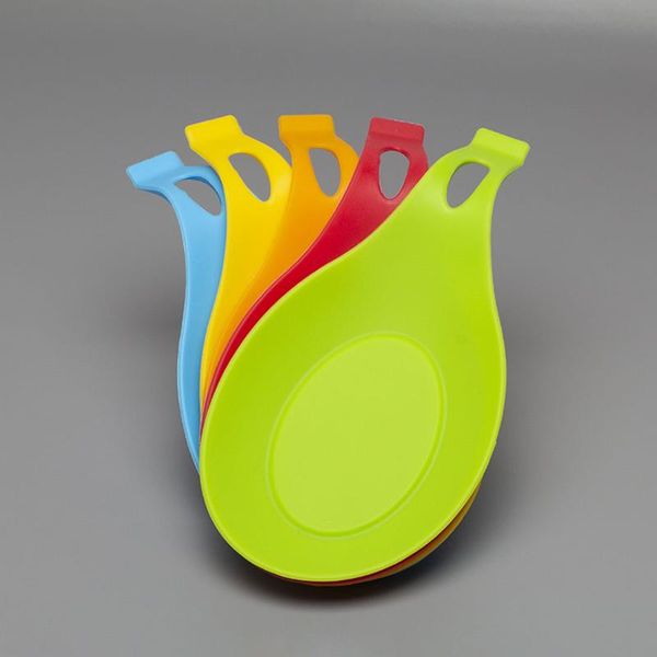 

mats & pads food grade silicone spoon mat heat resistant placemat tray pad drink glass kitchen tool