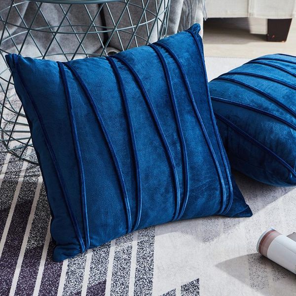 

cushion/decorative pillow solid color vertical velvet cover sofa cushion home decoration small fresh