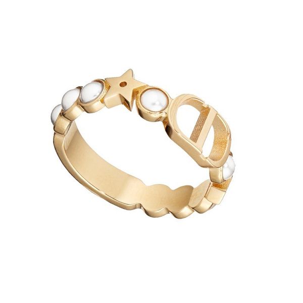 

premium outlet 70% off new pearl ring women's geometric naked simple open, Silver