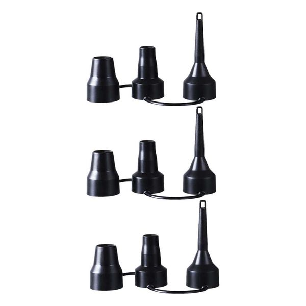 

bike pumps 3 sets electric air pump nozzle triple converter