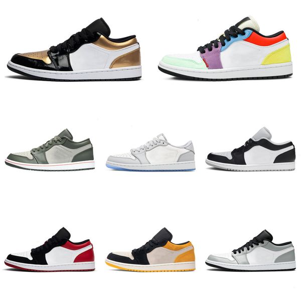 

new 1 1s low jumpman men women basketball shoes court purple unc mens womens trainers sports sneakers0heg