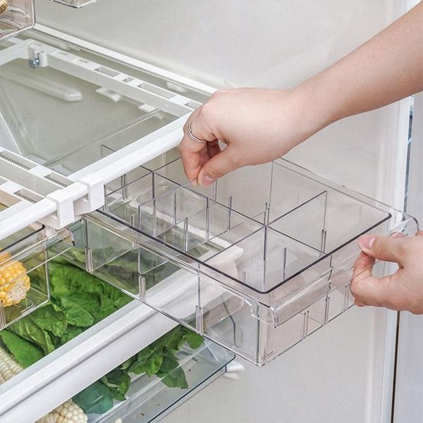 

storage drawers transparent refrigerator drawer box for vip