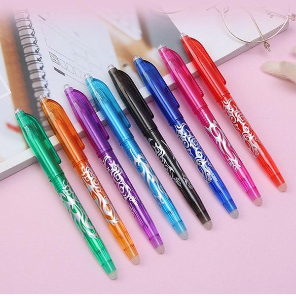 

gel pens cute erasable pen refills rod 0.5mm washable handle magic for school writing tools kawaii stationery